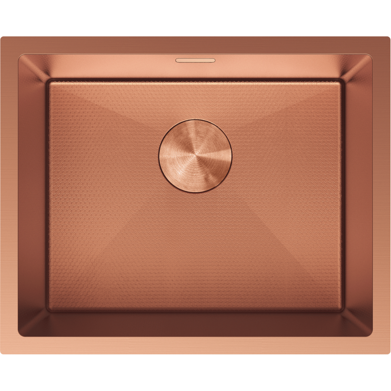 Mexen Trixo dřez ocelový 1-komorový 540 x 440 mm, měď HC - 6414541000-65HC