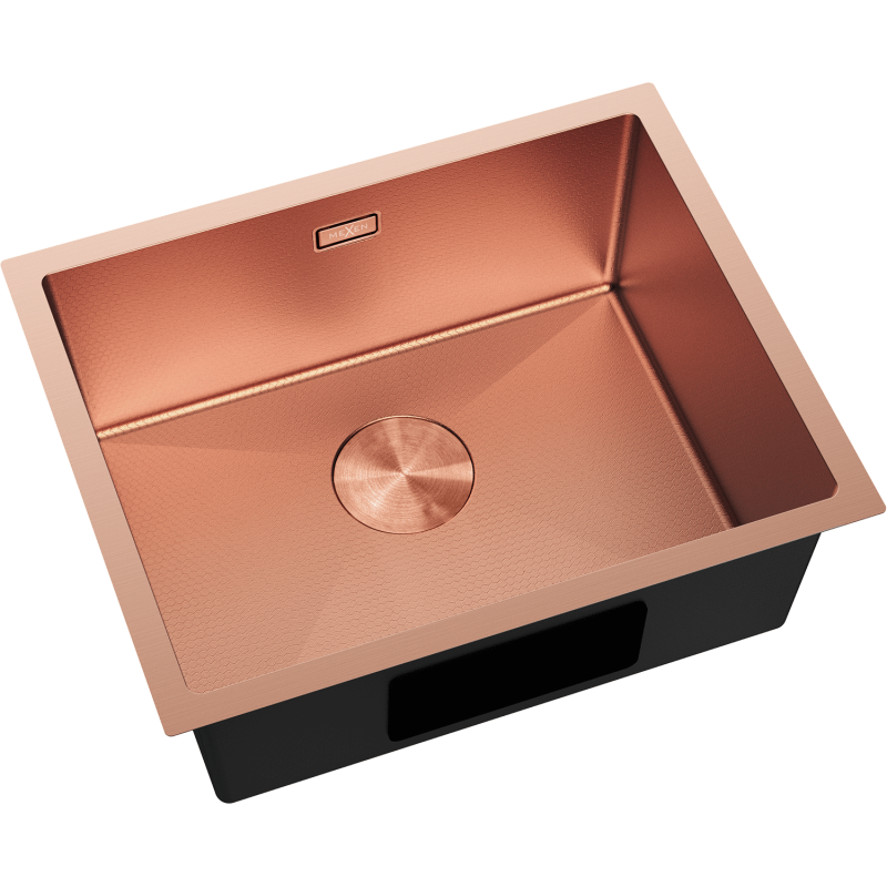 Mexen Trixo dřez ocelový 1-komorový 540 x 440 mm, měď HC - 6414541000-65HC