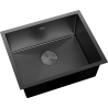 Mexen Trixo kuchyňský dřez nerezový 1-komorový 540 x 440 mm, černý - 6414541000-70