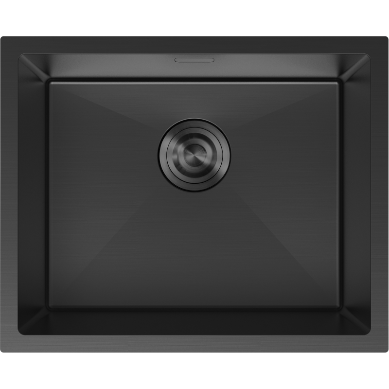 Mexen Trixo kuchyňský dřez nerezový 1-komorový 540 x 440 mm, černý - 6414541000-70
