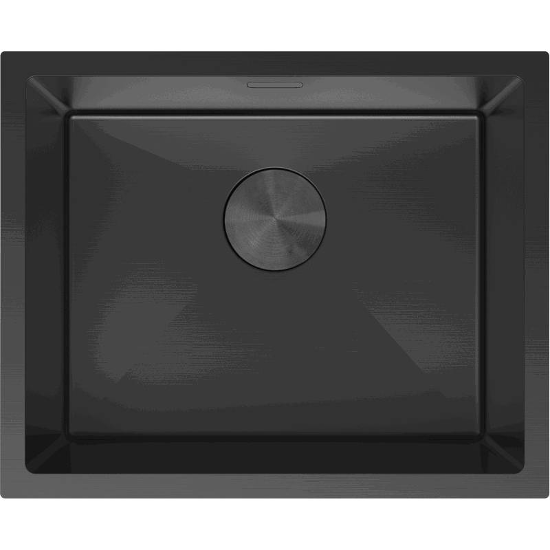 Mexen Trixo kuchyňský dřez nerezový 1-komorový 540 x 440 mm, černý - 6414541000-70