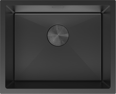 Mexen Trixo kuchyňský dřez nerezový 1-komorový 540 x 440 mm, černý - 6414541000-70