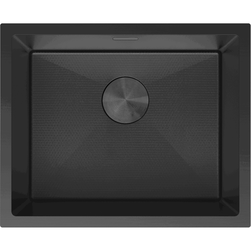 Mexen Trixo dřez ocelový 1-komorový 540 x 440 mm, černý HC - 6414541000-70HC