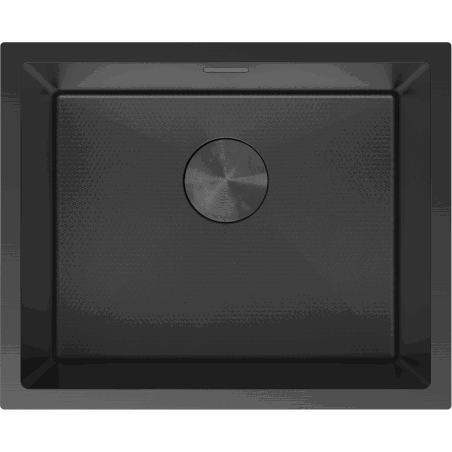 Mexen Trixo dřez ocelový 1-komorový 540 x 440 mm, černý HC - 6414541000-70HC