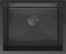 Mexen Trixo dřez ocelový 1-komorový 540 x 440 mm, černý HC - 6414541000-70HC