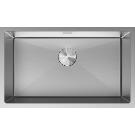 Mexen Trixo dřez ocelový 1-komorový 750 x 440 mm, inox - 6415751000-01