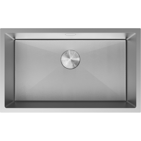 Mexen Trixo ocelový dřez 1-komorový 750 x 440 mm, inox HC - 6415751000-01HC