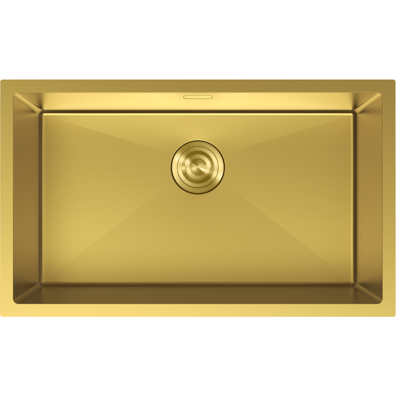 Mexen Trixo nerezový dřez, 1-komorový, 750 x 440 mm, zlatý - 6415751000-55