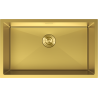Mexen Trixo nerezový dřez, 1-komorový, 750 x 440 mm, zlatý - 6415751000-55