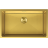 Mexen Trixo ocelový dřez 1-komorový 750 x 440 mm, zlatý HC - 6415751000-55HC