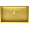 Mexen Trixo ocelový dřez 1-komorový 750 x 440 mm, zlatý HC - 6415751000-55HC