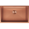 Mexen Trixo ocelový dřez 1-komora 750 x 440 mm, měď HC - 6415751000-65HC