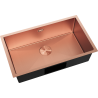 Mexen Trixo ocelový dřez 1-komora 750 x 440 mm, měď HC - 6415751000-65HC