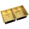 Mexen Binox nerezový dřez se dvěma komorami 800 x 450 mm, zlatý - 6421802000-55