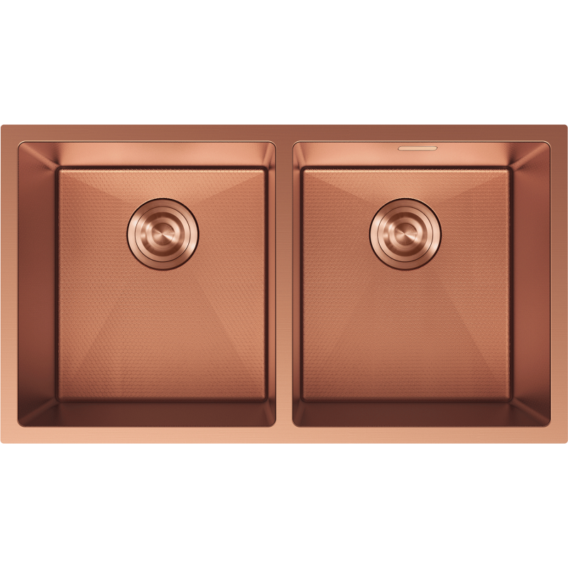 Mexen Binox nerezový dřez 2-komorový 800 x 450 mm, měď HC - 6421802000-65HC