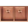 Mexen Binox nerezový dřez 2-komorový 800 x 450 mm, měď HC - 6421802000-65HC