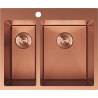 Mexen Flexo dřez nerezový 1,5-komorový 610 x 510 mm, měď HC - 6446611500-65HC