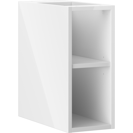 Mexen Box-A otevřená skříňka s policí 20 cm, bílý lesk - 91AX2-0200-470-0-00