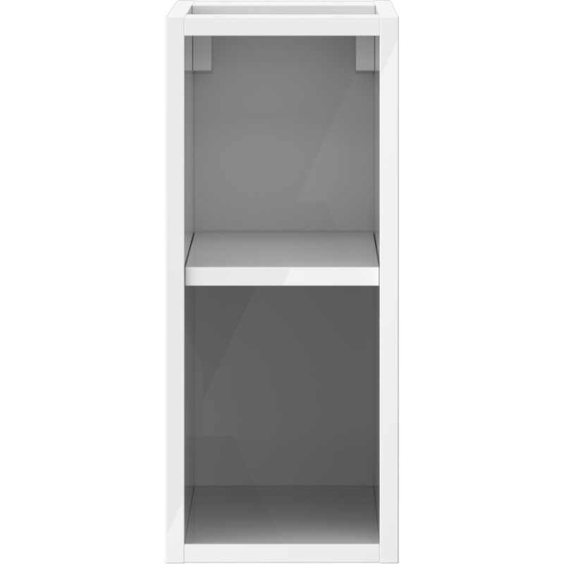 Mexen Box-A otevřená skříňka s policí 20 cm, bílý lesk - 91AX2-0200-470-0-00