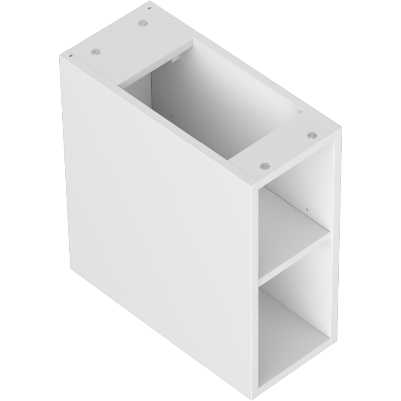 Mexen Box-A otevřená skříňka s policí 20 cm, bílá mat - 91AX2-0200-470-0-01