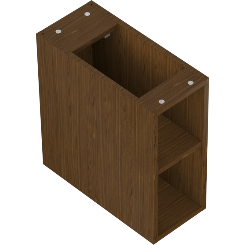 Mexen Box-A otevřená skříňka s policí 20 cm, ořech - 91AX2-0200-470-0-86