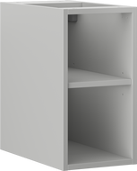 Mexen Box-A otevřená skříňka s policí 25 cm, šedá matná - 91AX2-0250-470-0-62