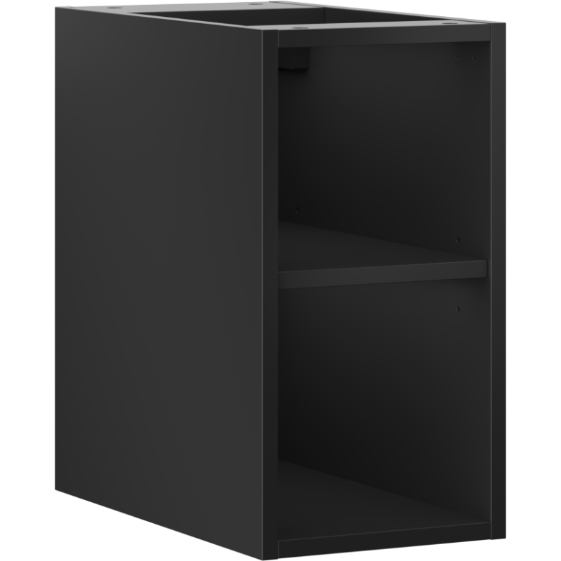 Mexen Box-A otevřená skříňka s policí 25 cm, černá mat - 91AX2-0250-470-0-71