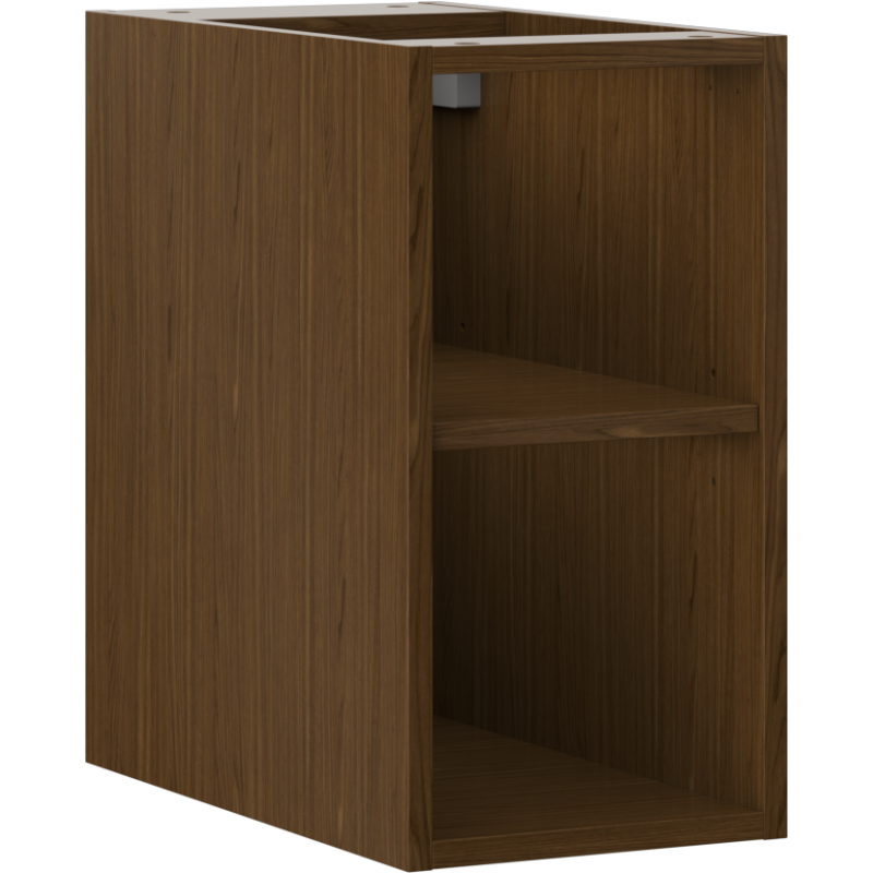 Mexen Box-A otevřená skříňka s policí 25 cm, ořech - 91AX2-0250-470-0-86