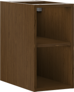 Mexen Box-A otevřená skříňka s policí 25 cm, ořech - 91AX2-0250-470-0-86