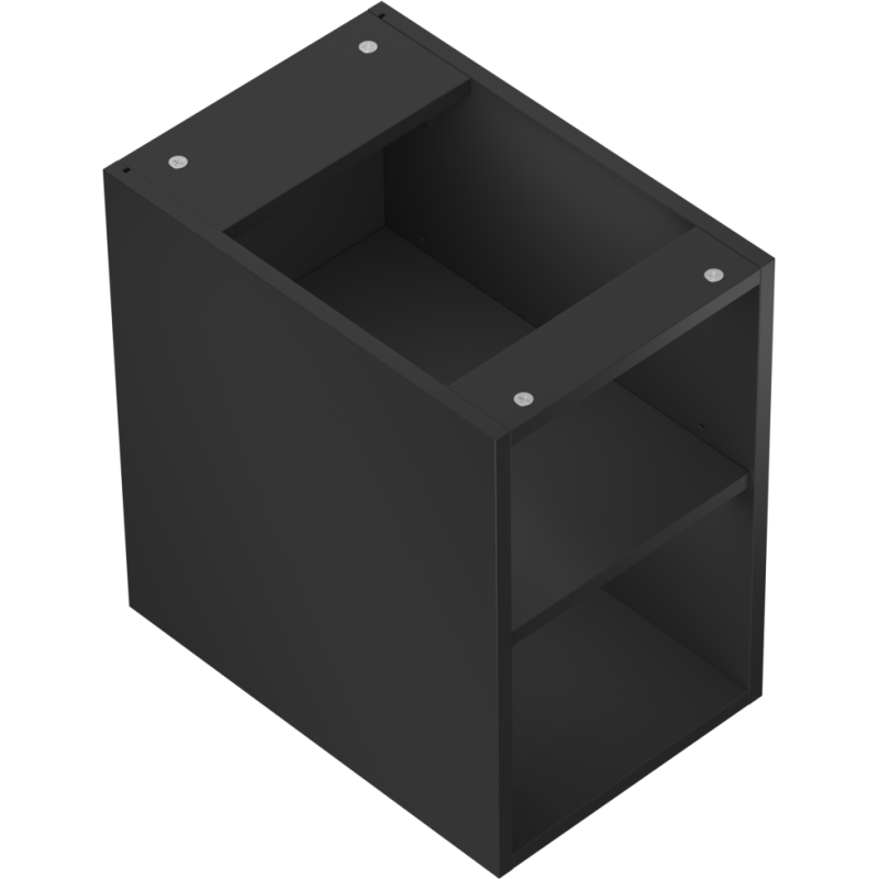 Mexen Box-A otevřená skříňka s policí 30 cm, černá mat - 91AX2-0300-470-0-71