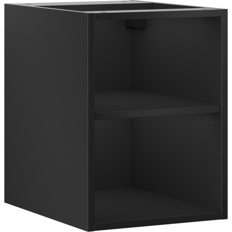 Mexen Box-A otevřená skříňka s policí 35 cm, černá mat - 91AX2-0350-470-0-71