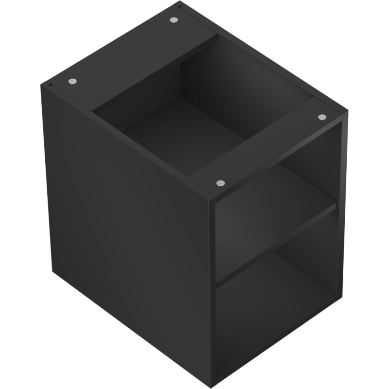 Mexen Box-A otevřená skříňka s policí 35 cm, černá mat - 91AX2-0350-470-0-71