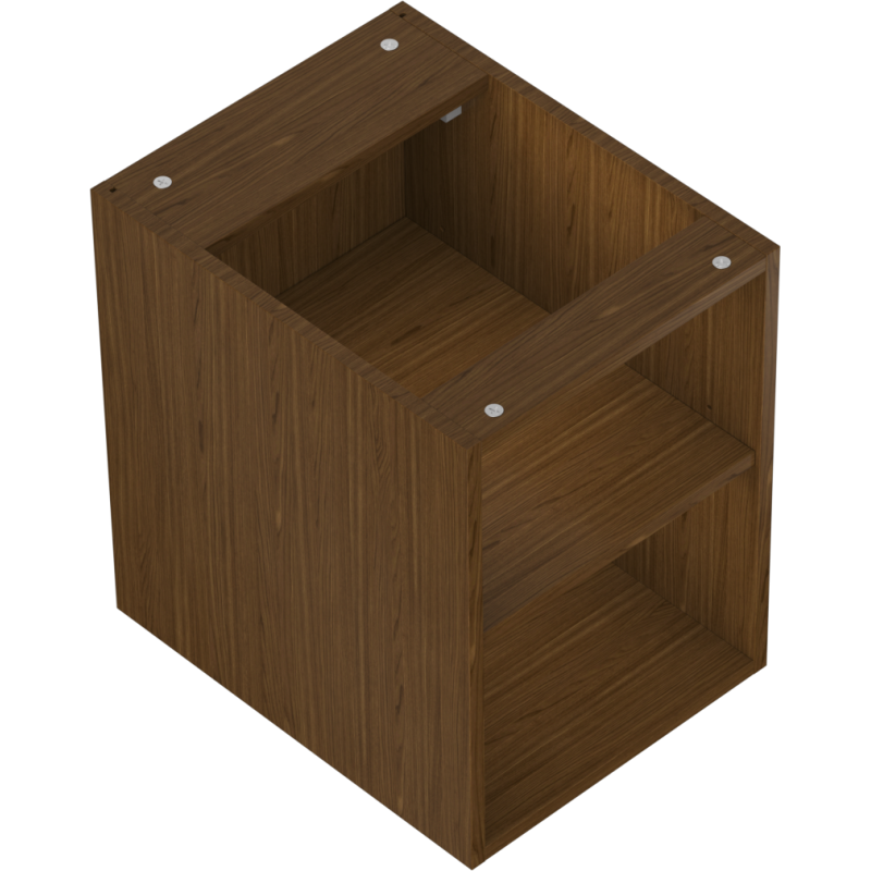 Mexen Box-A otevřená skříňka s poličkou 35 cm, ořech - 91AX2-0350-470-0-86