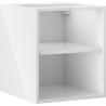 Mexen Box-A otevřená skříňka s policí 40 cm, bílý lesk - 91AX2-0400-470-0-00