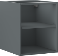 Mexen Box-A otevřená skříňka s policí 40 cm, grafit mat - 91AX2-0400-470-0-66