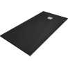 Mexen Stone+ kompozitní obdélníkový sprchový kout 200 x 80 cm, černý - 44708020