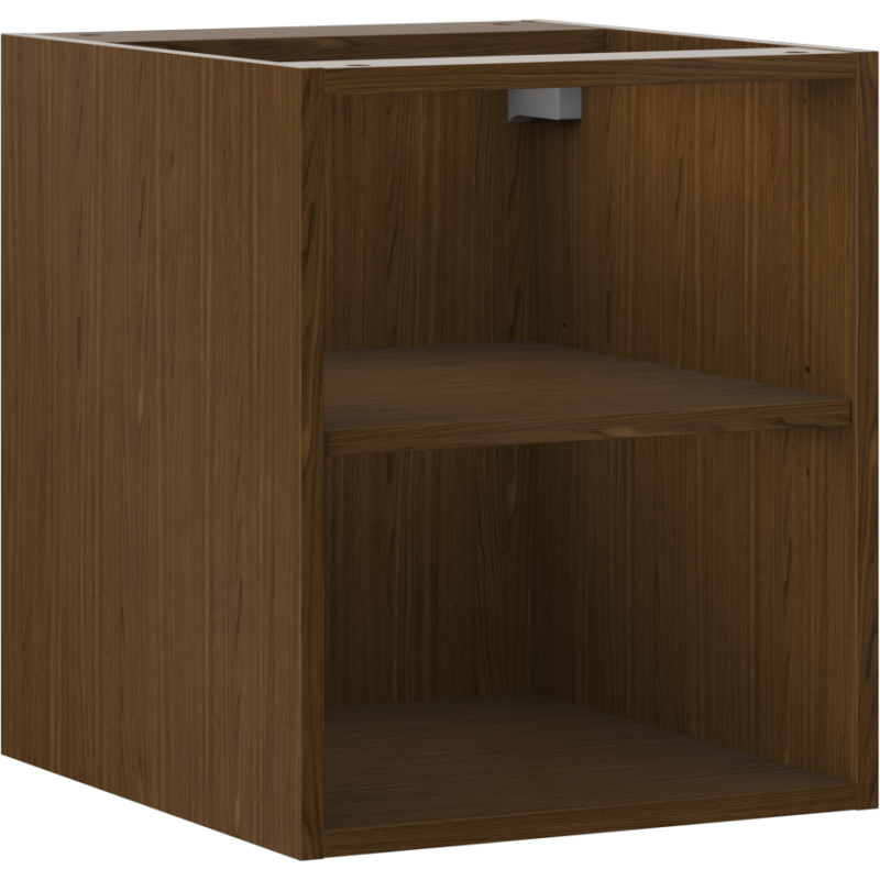 Mexen Box-A otevřená skříňka s policí 40 cm, ořech - 91AX2-0400-470-0-86