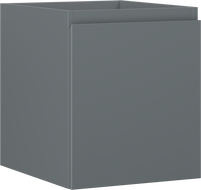 Mexen Orio koupelnová skříňka pod umyvadlo 40 cm, 1 zásuvka, grafitová matná - 91A10-04047-1-BF66