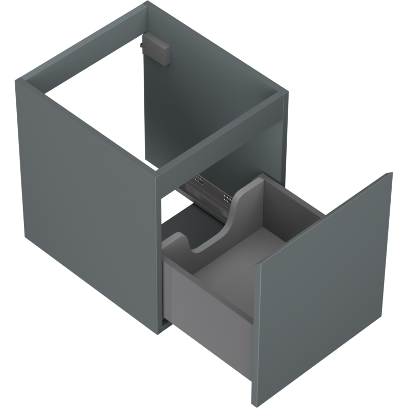 Mexen Orio koupelnová skříňka pod umyvadlo 40 cm, 1 zásuvka, grafitová matná - 91A10-04047-1-BF66