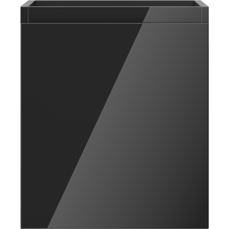 Mexen Orio koupelnová skříňka pod umyvadlo 40 cm, 1 zásuvka, černý lesk - 91A10-04047-1-BF70