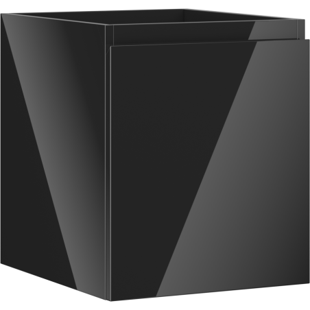 Mexen Orio koupelnová skříňka pod umyvadlo 40 cm, 1 zásuvka, černý lesk - 91A10-04047-1-BF70