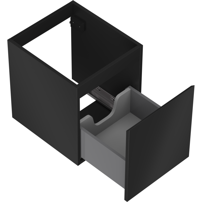 Mexen Orio skříňka pod umyvadlo 40 cm, 1 zásuvka, černá mat - 91A10-04047-1-BF71
