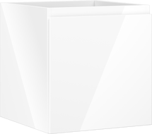 Mexen Orio koupelnová skříňka pod umyvadlo 45 cm, 1 zásuvka, bílý lesk - 91A10-04547-1-BF00