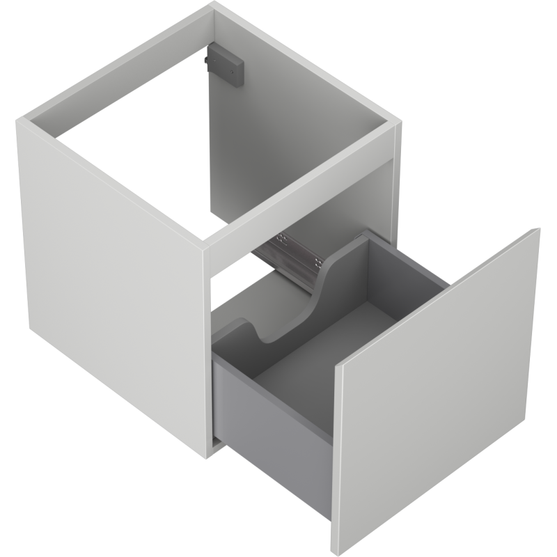 Mexen Orio koupelnová skříňka pod umyvadlo 45 cm, 1 zásuvka, šedá mat - 91A10-04547-1-BF62
