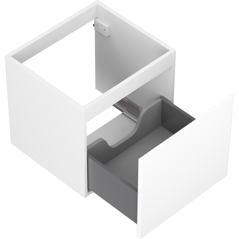 Mexen Orio koupelnová skříňka pod umyvadlo 50 cm, 1 zásuvka, bílá matná - 91A10-05047-1-BF01