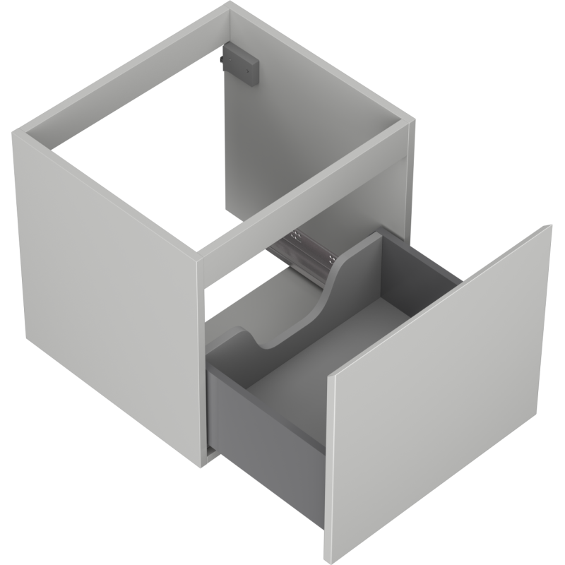 Mexen Orio koupelnová skříňka pod umyvadlo 50 cm, 1 zásuvka, šedá matná - 91A10-05047-1-BF62