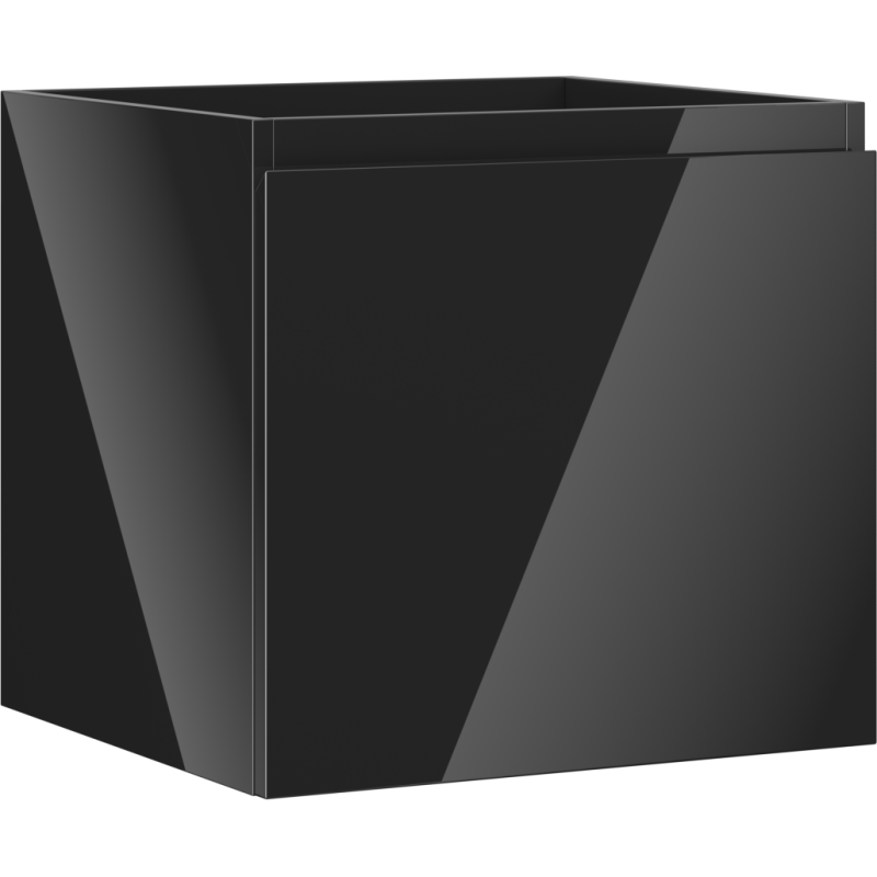 Mexen Orio koupelnová skříňka pod umyvadlo 50 cm, 1 zásuvka, černý lesk - 91A10-05047-1-BF70