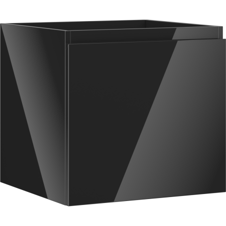 Mexen Orio koupelnová skříňka pod umyvadlo 50 cm, 1 zásuvka, černý lesk - 91A10-05047-1-BF70