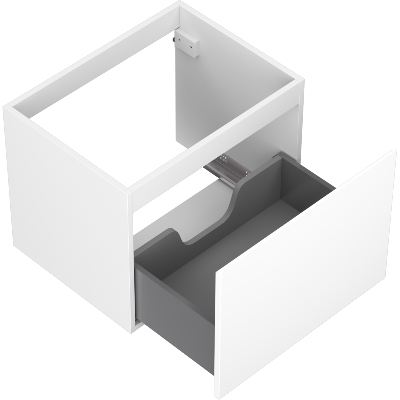 Mexen Orio koupelnová skříňka pod umyvadlo 60 cm, 1 zásuvka, bílá matná - 91A10-06047-1-BF01