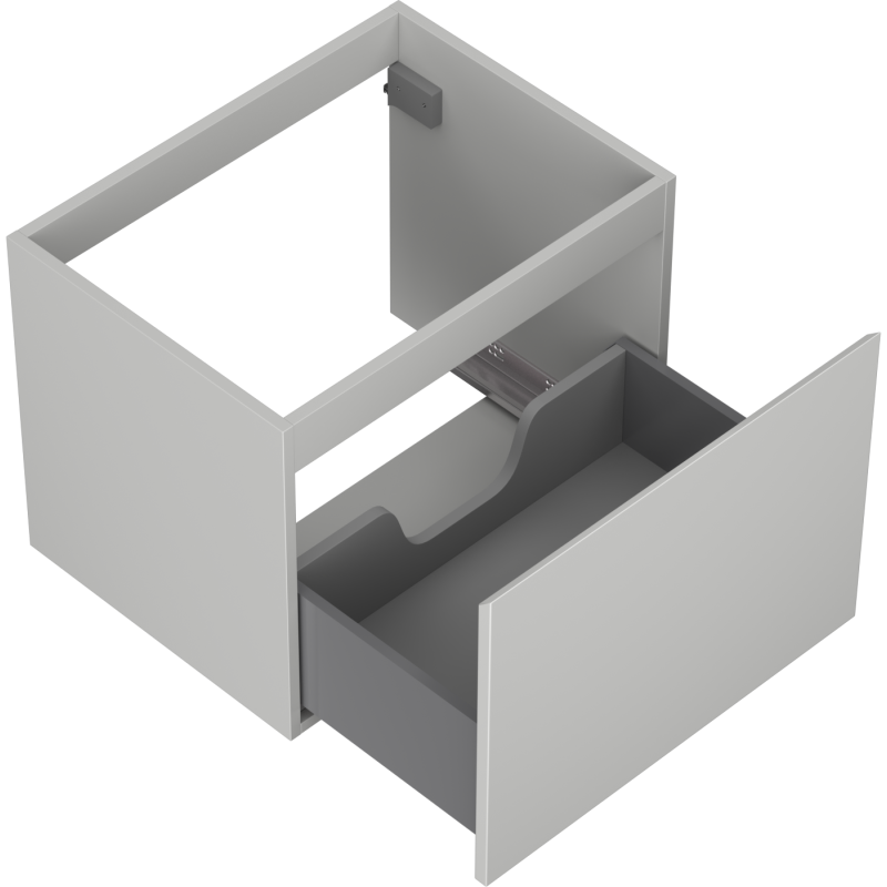 Mexen Orio koupelnová skříňka pod umyvadlo 60 cm, 1 zásuvka, šedá matná - 91A10-06047-1-BF62